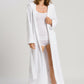 Womens Long Robe in White | HANRO