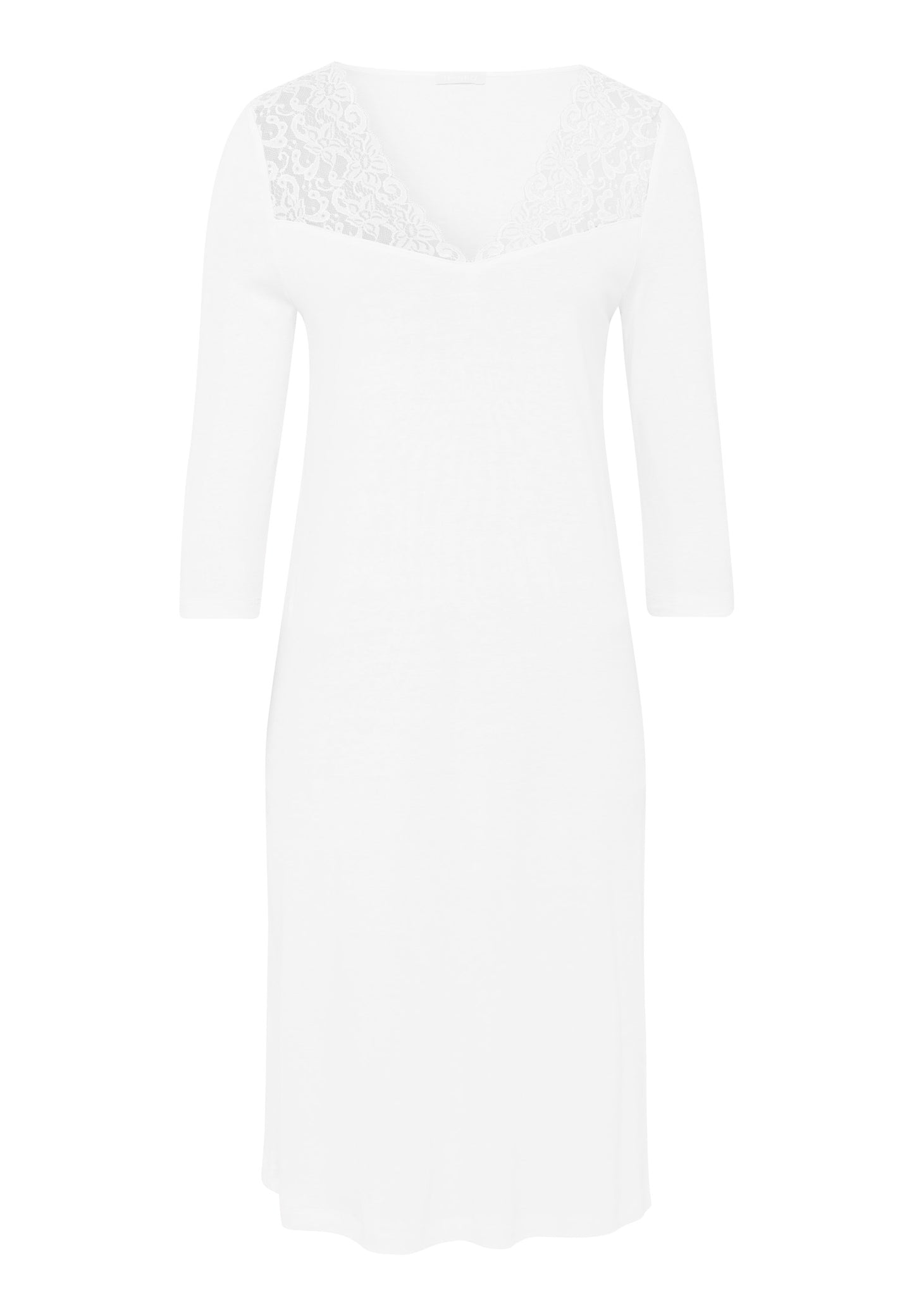 HANRO White Moments 3/4 Sleeve Nightdress