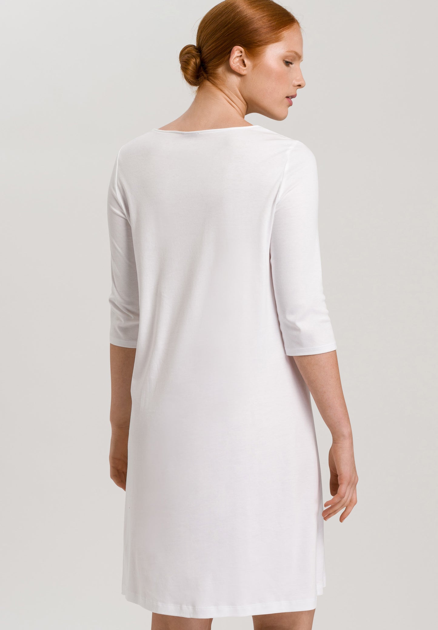 HANRO White Moments 3/4 Sleeve Nightdress
