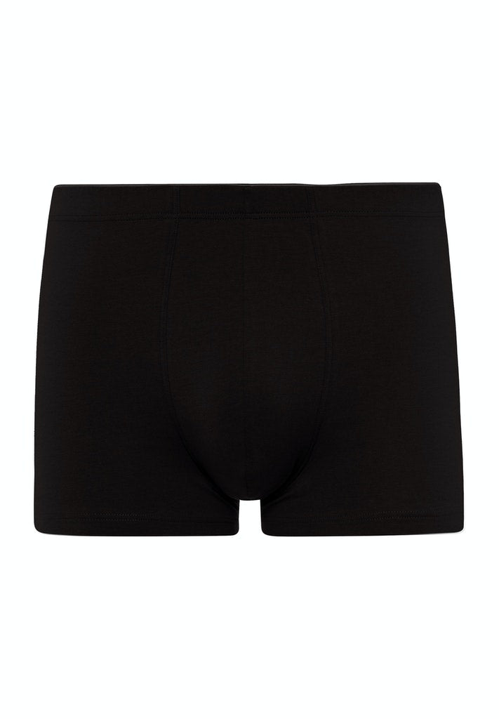 HANRO Black Cotton Superior Boxer Brief