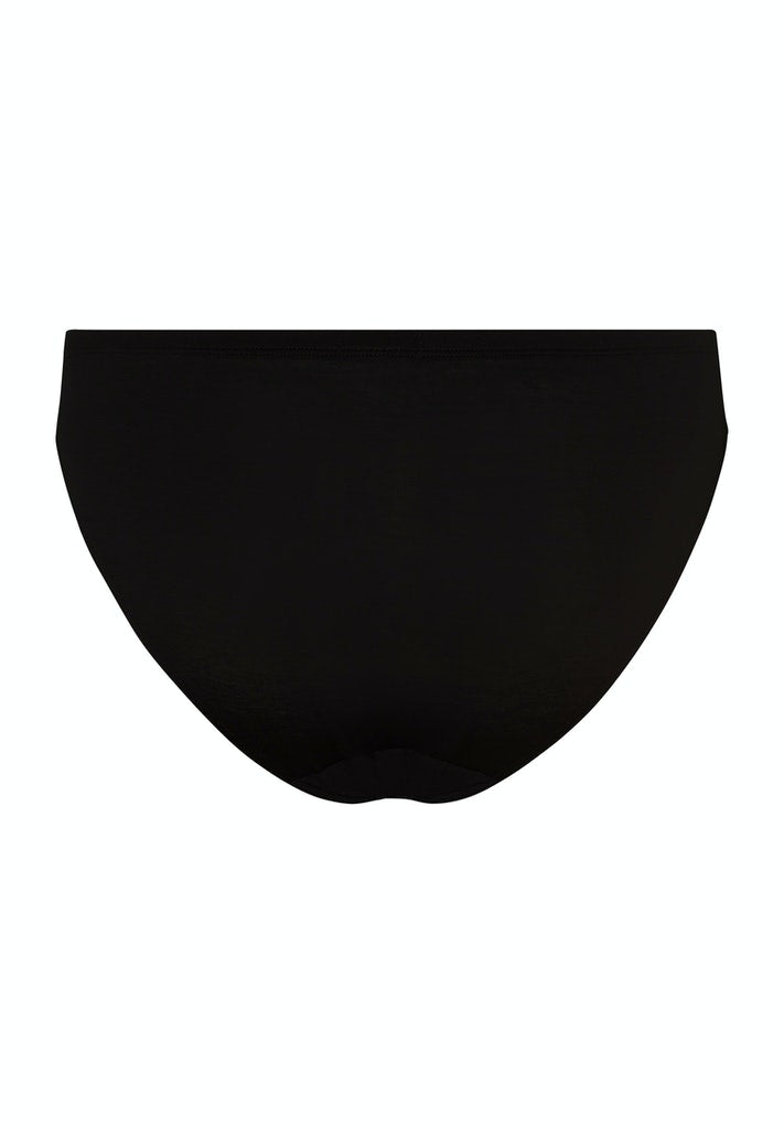 HANRO Black Cotton Sporty Briefs