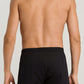 HANRO Black Cotton Sporty Boxer with Fly