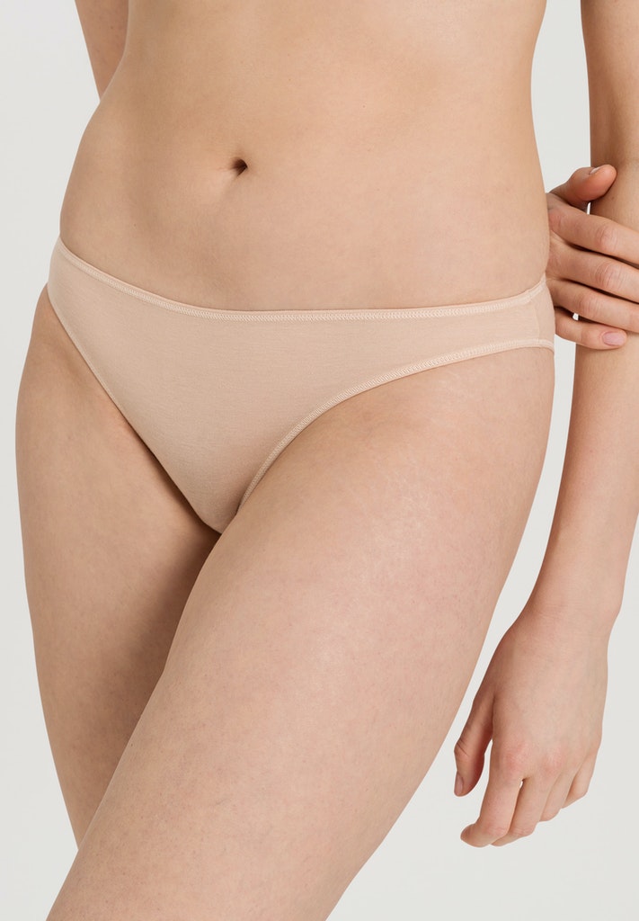 Beige Ultralight Mini Briefs | HANRO