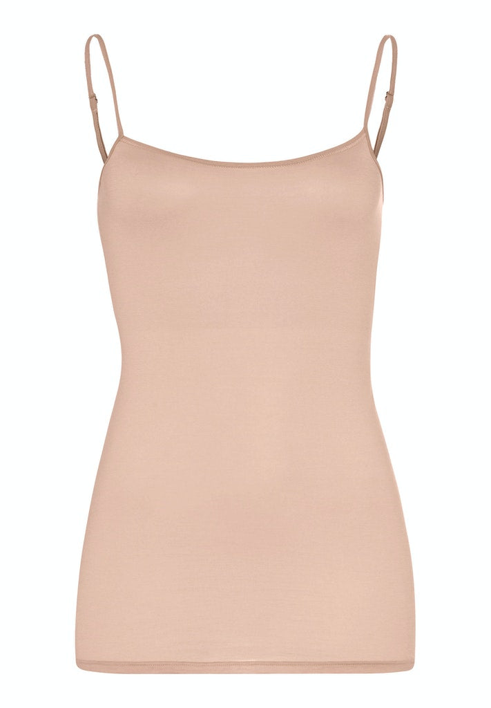 HANRO Beige Ultralight Spaghetti Top