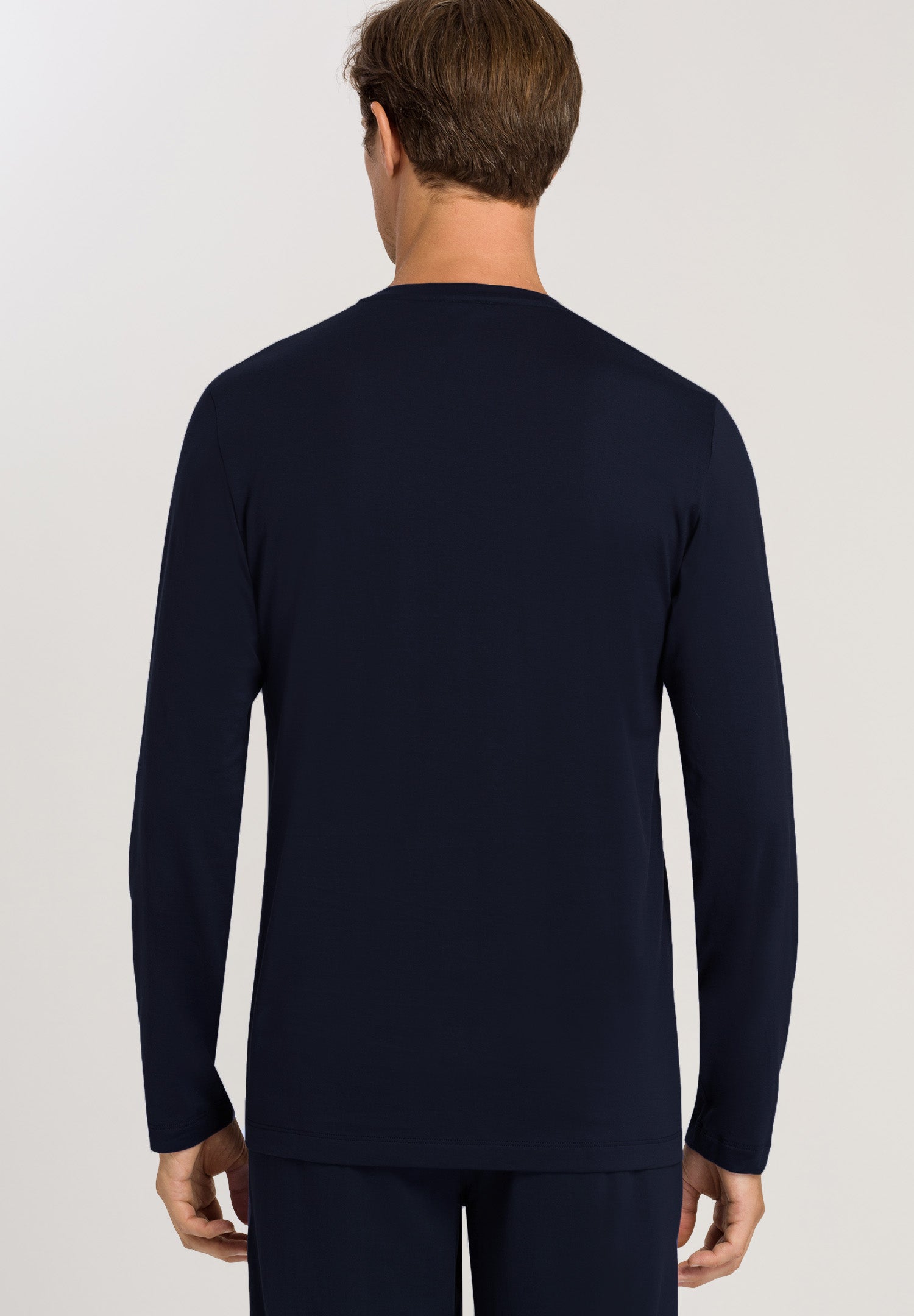 HANRO Black Iris Night & Day Long Sleeve Shirt