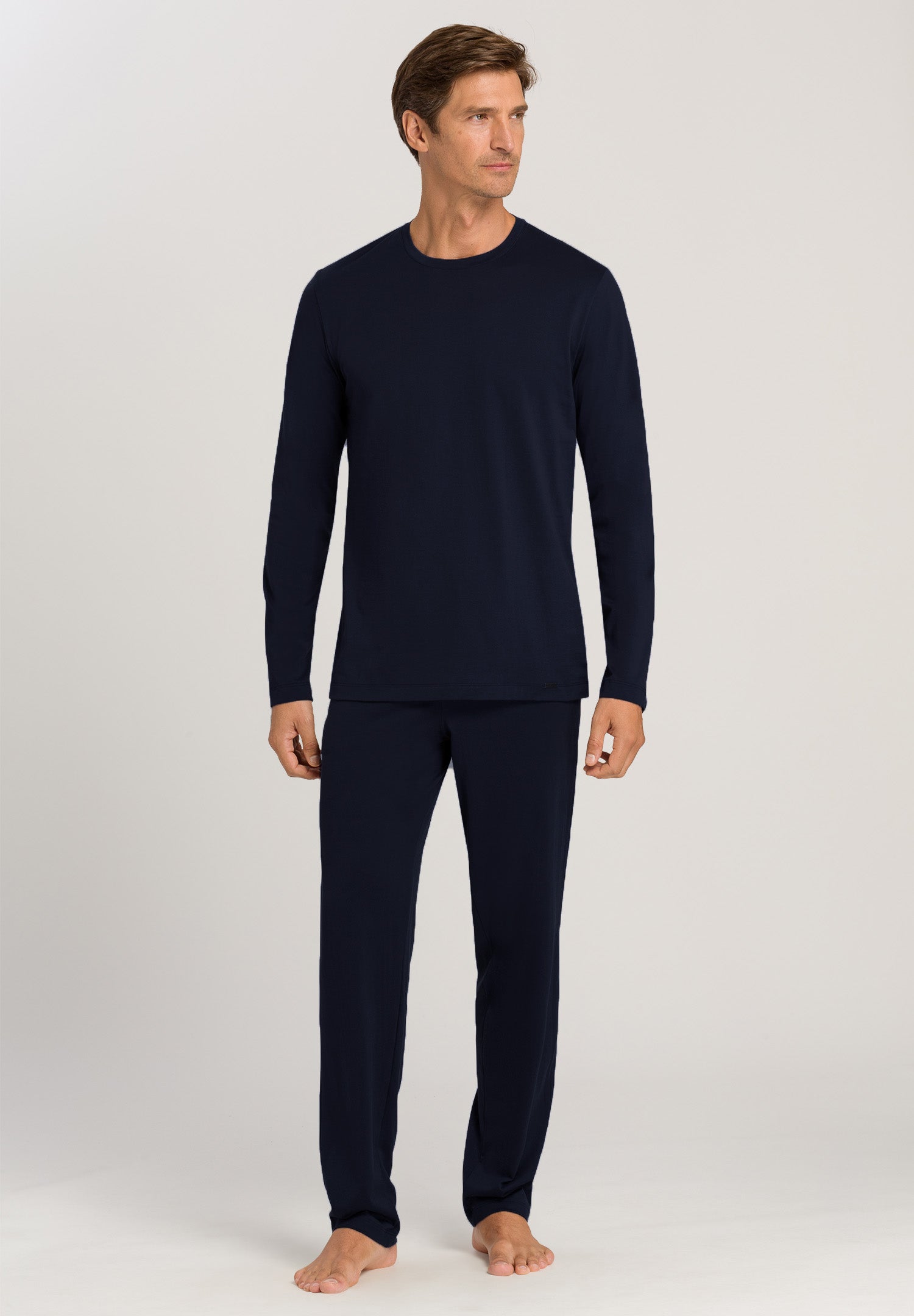 HANRO Black Iris Night & Day Long Sleeve Shirt