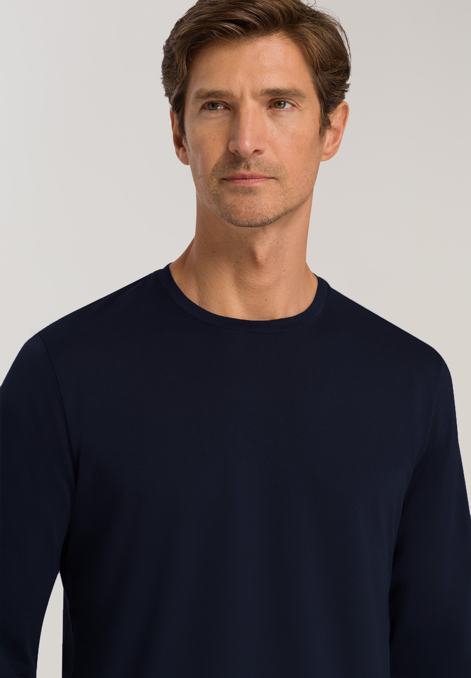 HANRO Black Iris Night & Day Long Sleeve Shirt