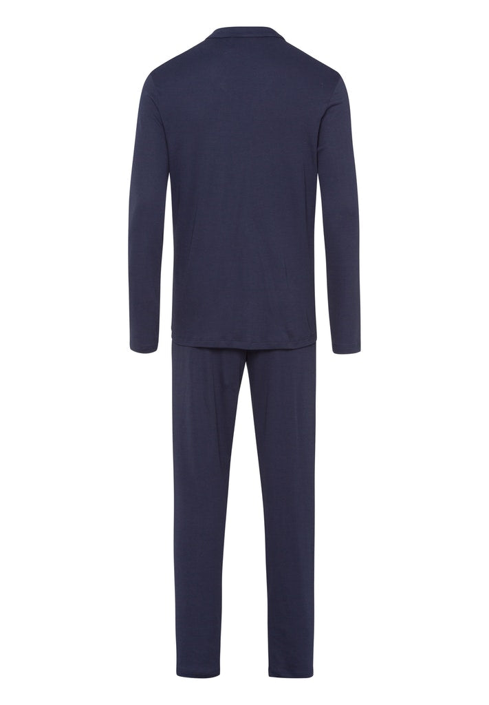 HANRO Mens Night & Day Pyjama in black iris