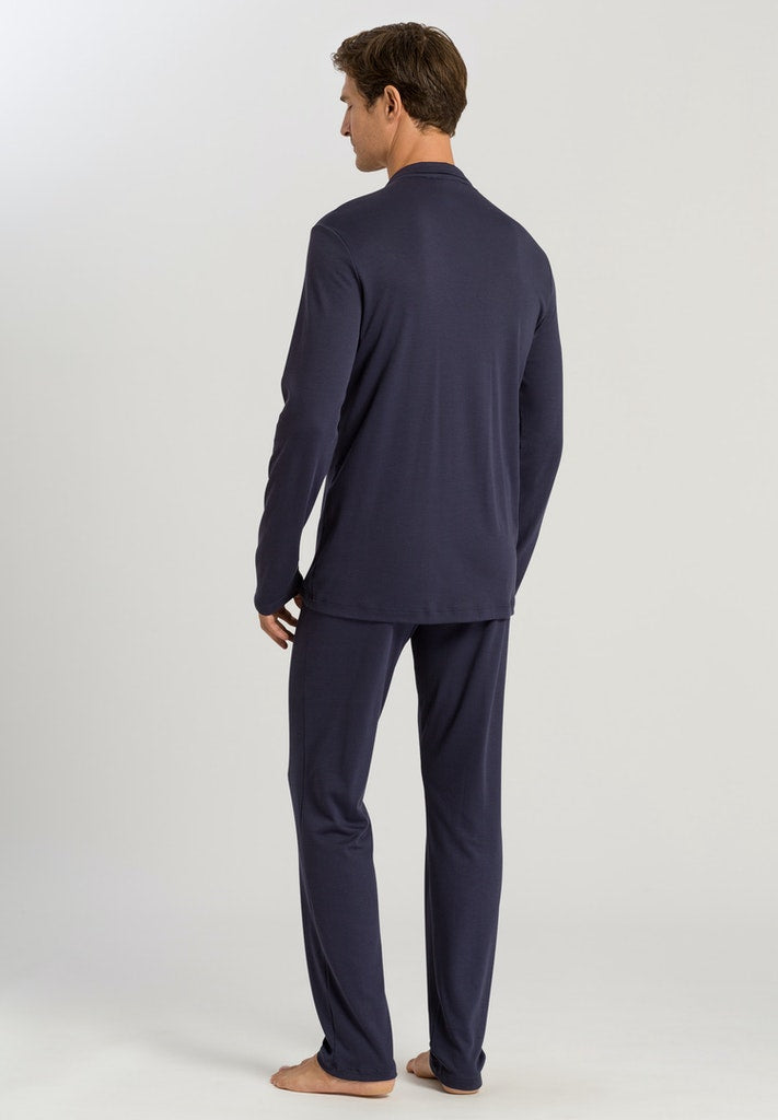 HANRO Mens Night & Day Pyjama in black iris
