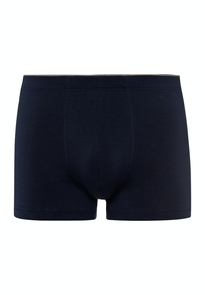 HANRO Midnight Navy Cotton Superior Boxer Brief