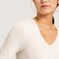 HANRO Cygne Woolen Silk Short Sleeve Shirt