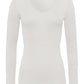 HANRO Cygne Woolen Silk Long Sleeve Shirt