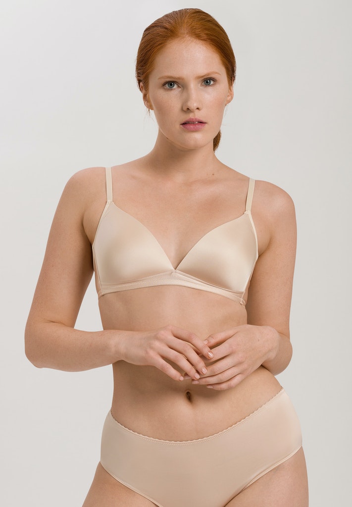Satin Padded Soft Bra | HANRO