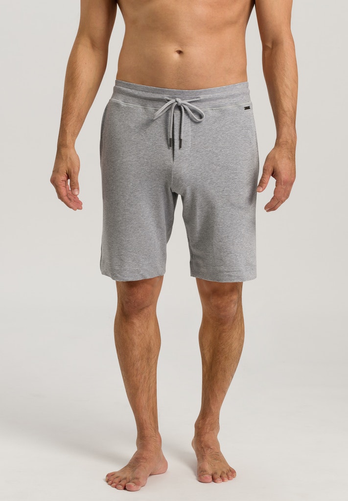 Mens Shorts in Grey Melange HANRO – HANRO AUSTRALIA