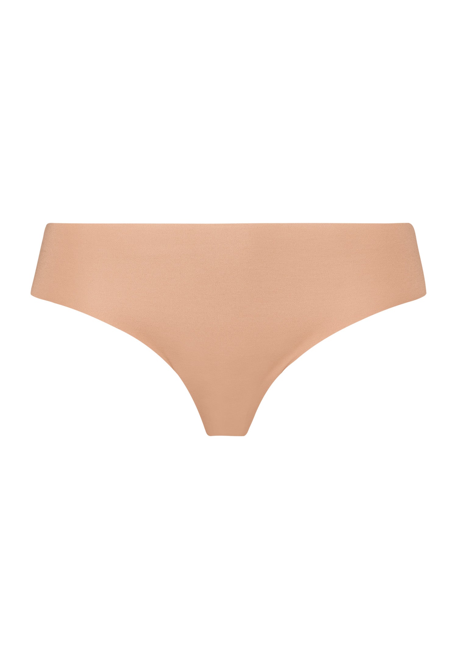HANRO Beige Invisible cotton midi briefs