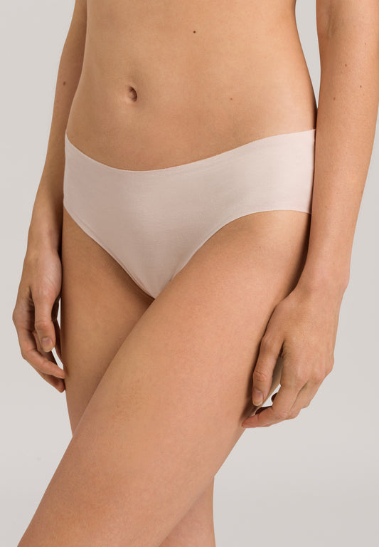 HANRO Powder Invisible cotton midi briefs