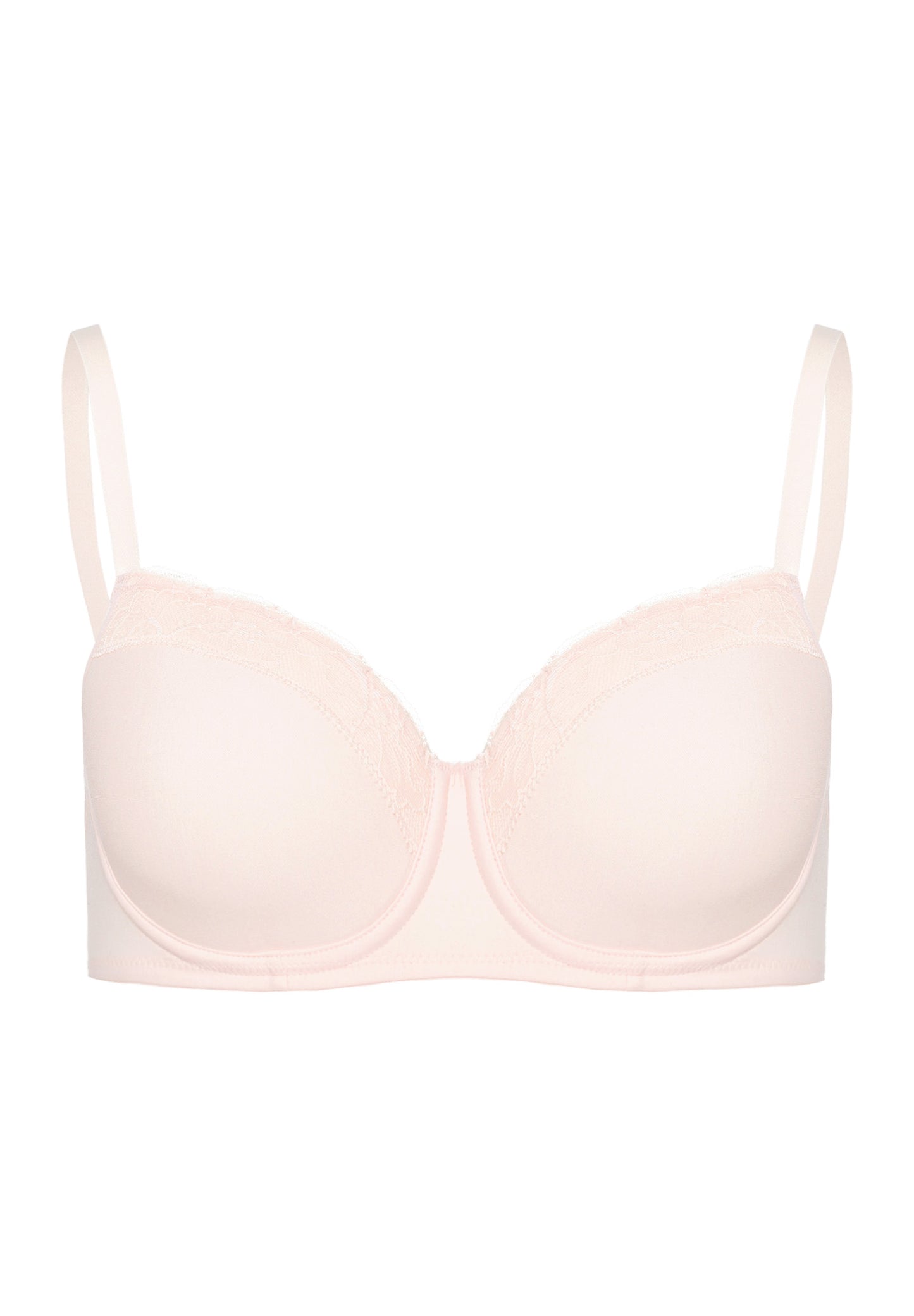 HANRO Powder Cotton Lace T-Shirt Bra