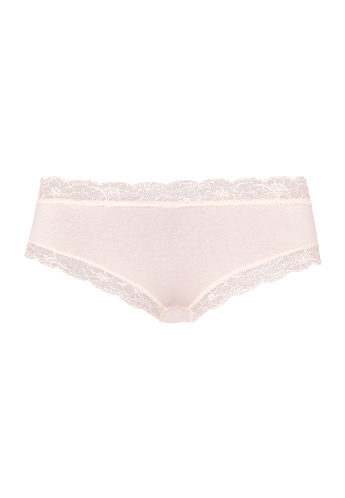 HANRO Powder Cotton lace hipster