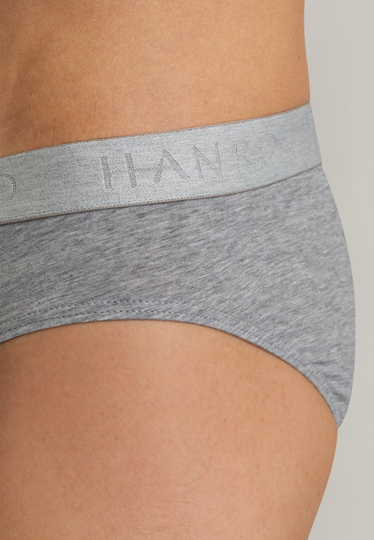 Mens Cotton Essentials Briefs 2Pack in light melange | HANRO