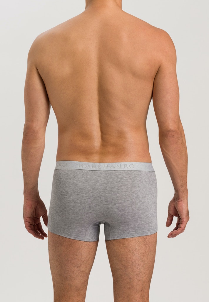 HANRO Mens Cotton Essentials Pants 2Pack in light melange