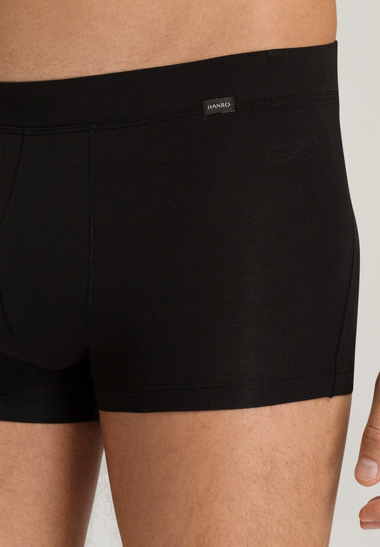 HANRO Mens Natural Function Pants in deep black