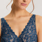 The Marlene Soft Cup Bra by HANRO In Mystic Blue
