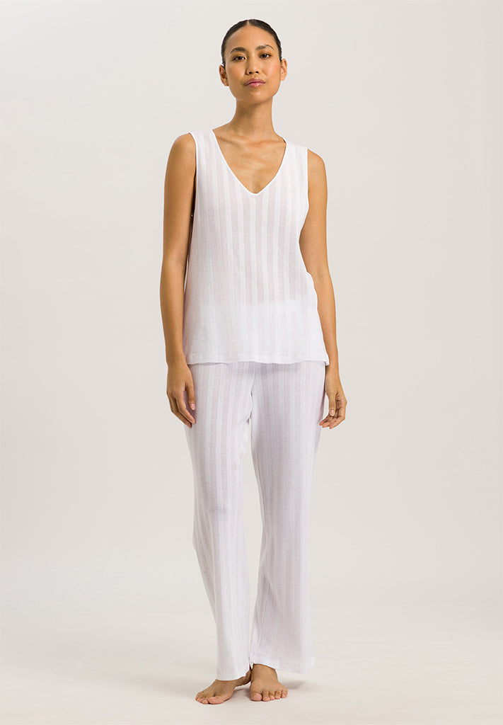 The Simone Sleeveless Pyjama By HANRO In White