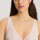 The Moments Soft Cup Bra By HANRO In Honeydew