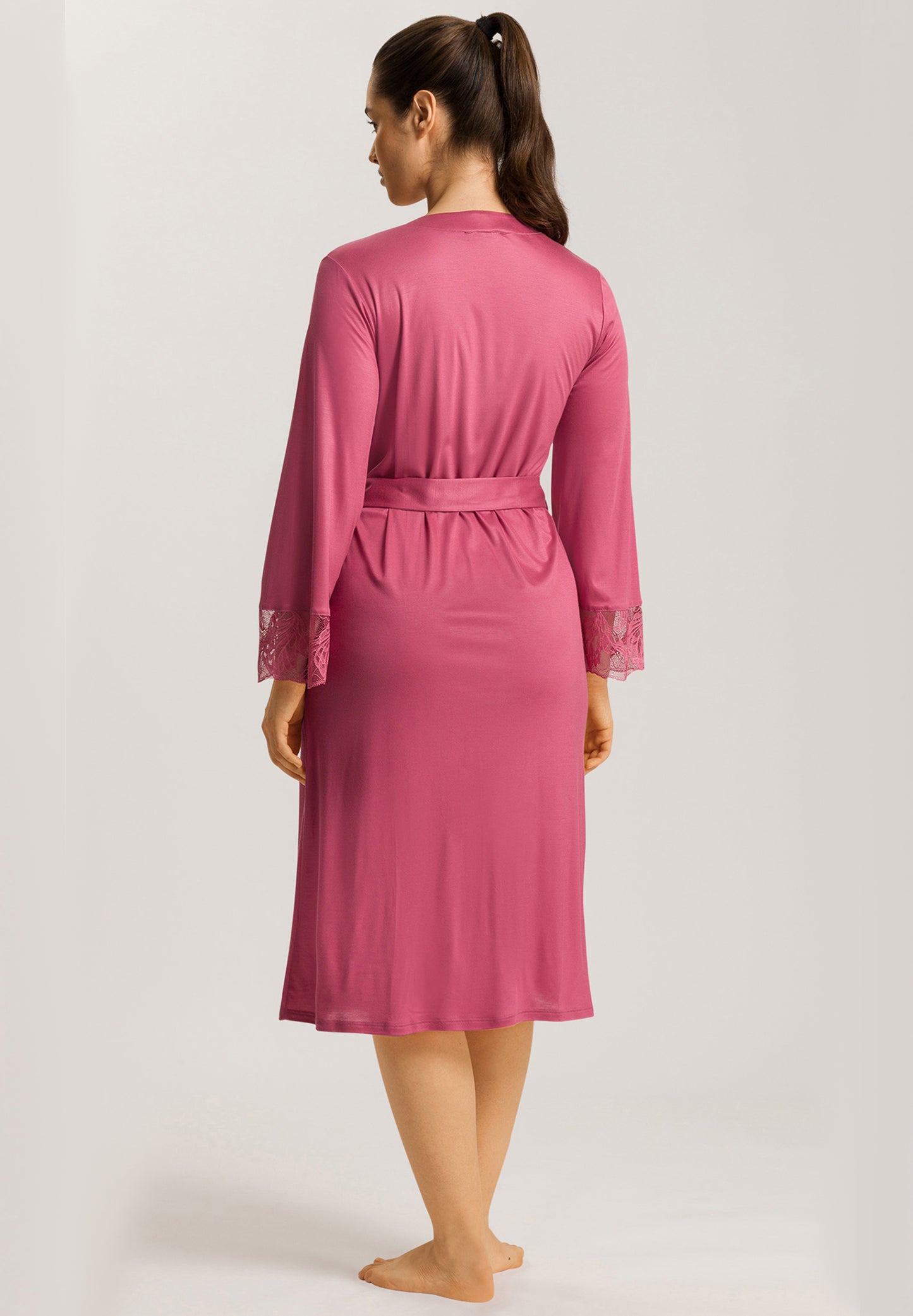 The Eva NW Robe By HANRO In Rose Wine