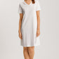 The Anne Short Sleeve Nightdress By HANRO In Off White