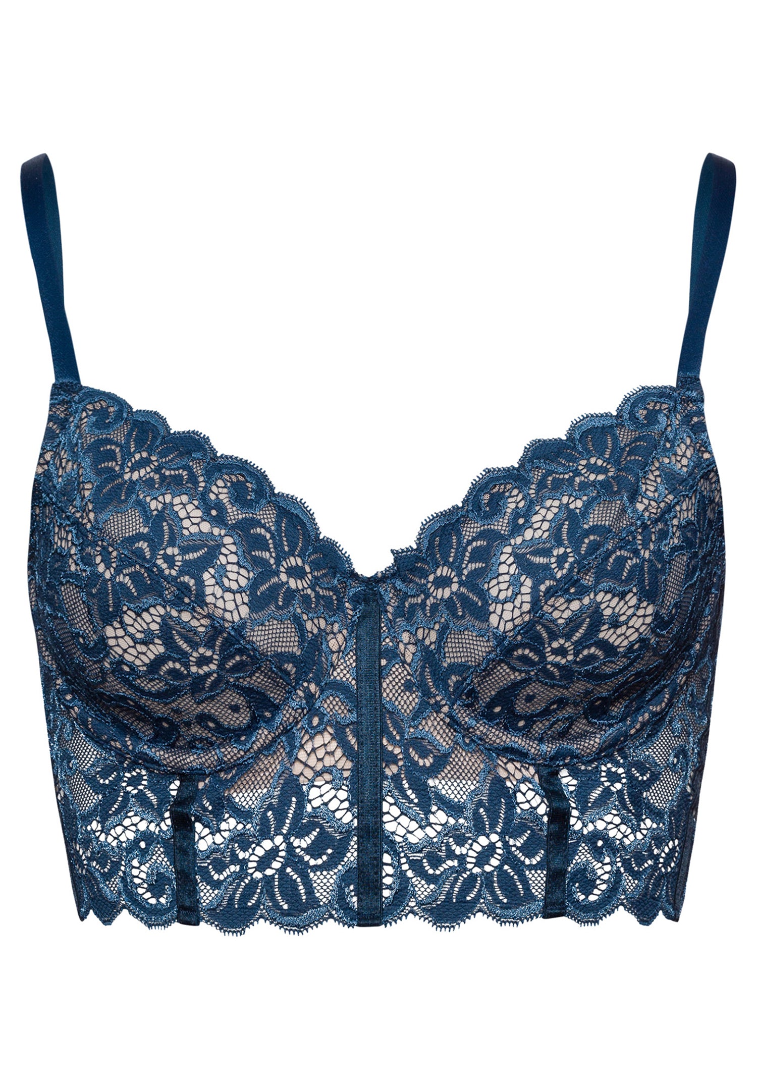 The Marlene Underwire Bra In Mystic Blue