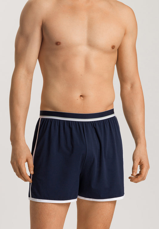 The Pierre Boxer By HANRO In Deep Navy