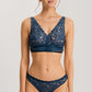 The Marlene Soft Cup Bra by HANRO In Mystic Blue