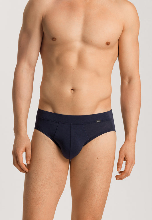 The Natural Function Briefs By HANRO In Deep Navy