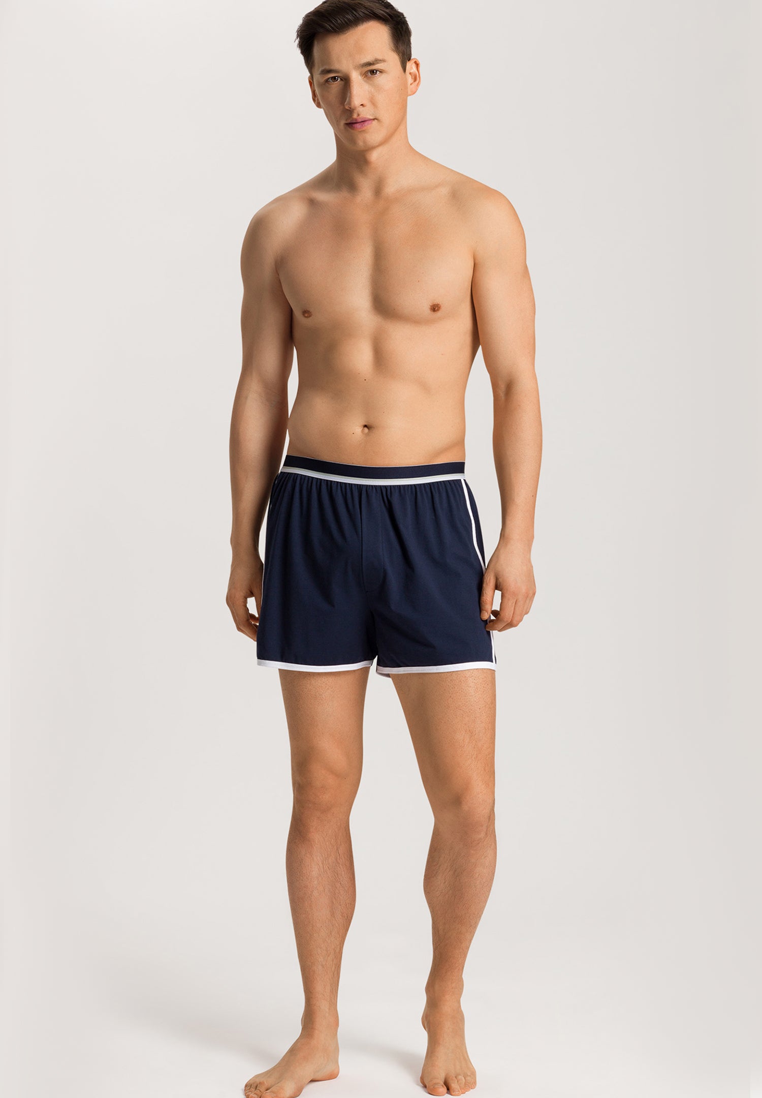 The Pierre Boxer By HANRO In Deep Navy