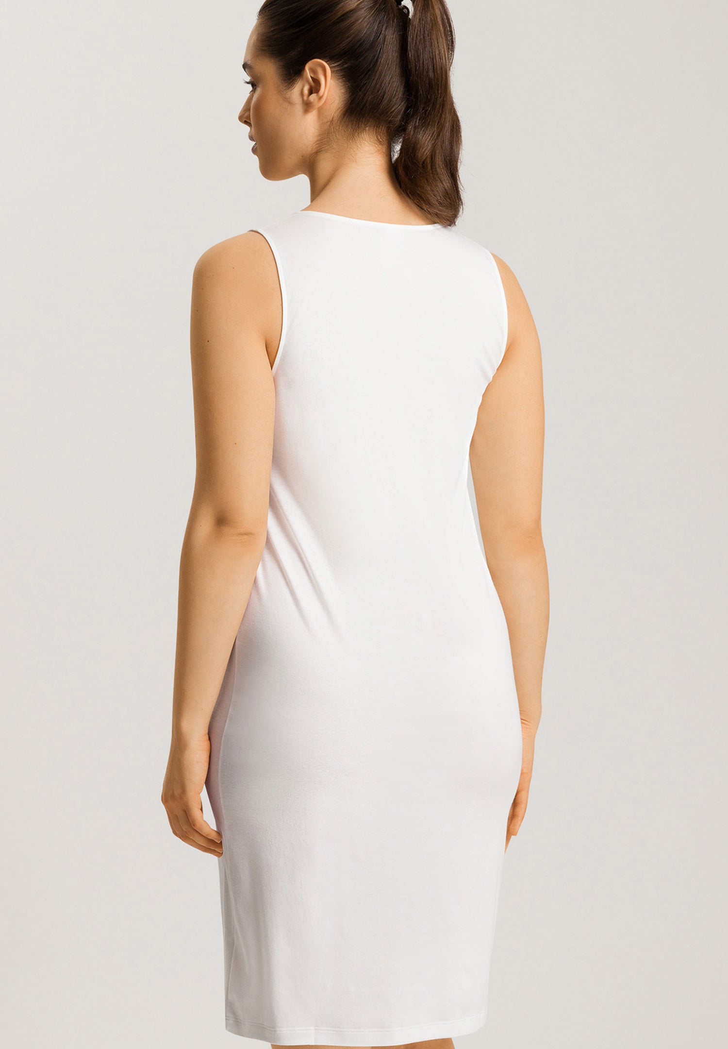 The Ann Sleeveless Nightdress By HANRO In Off White