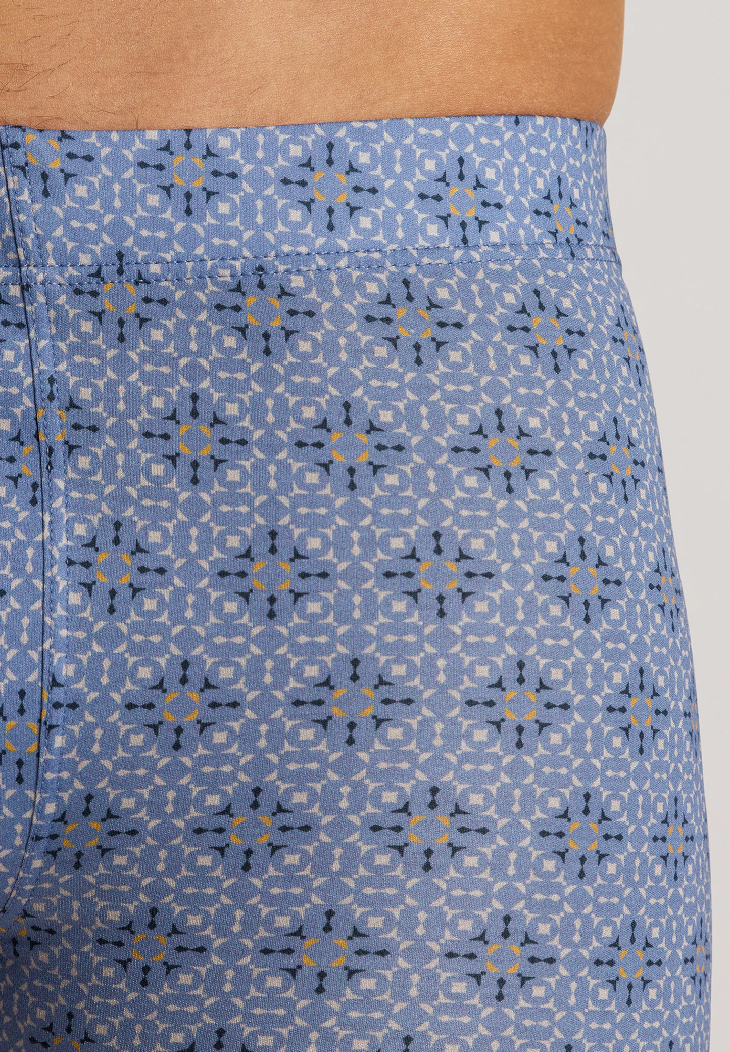 The Fancy Jersy-Pants By HANRO In Blue Mosaic