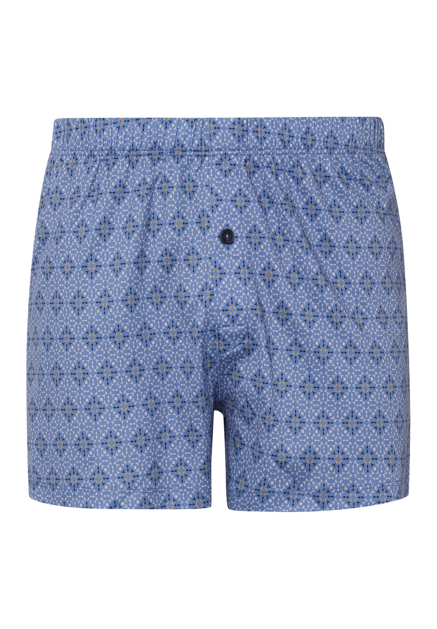 The Fancy Jersey Boxers y HANRO In Blue Mosaic