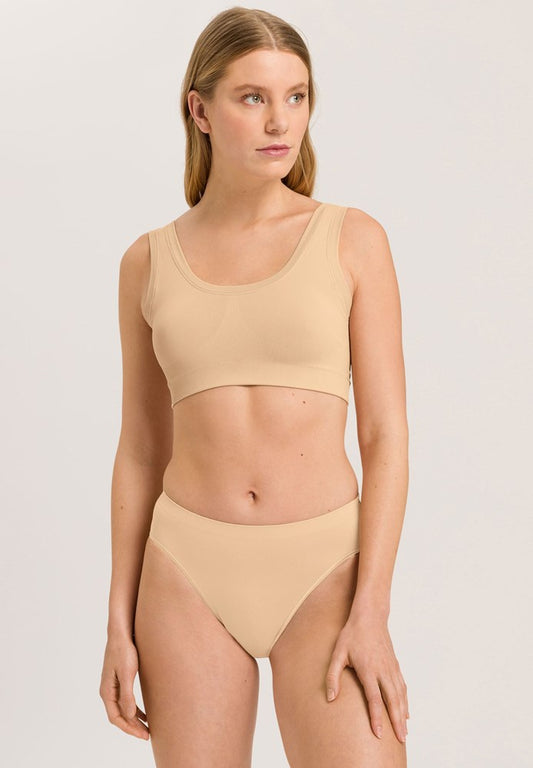 The Touch Feeling-Croptop Padded By Hanro in Beige