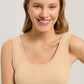 The Touch Feeling-Croptop Padded By Hanro in Beige