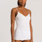 The Cotton Seamless-Spaghetti Top By Hanro in White