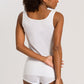 The Cotton Seamless-Tank Top By HANRO in White