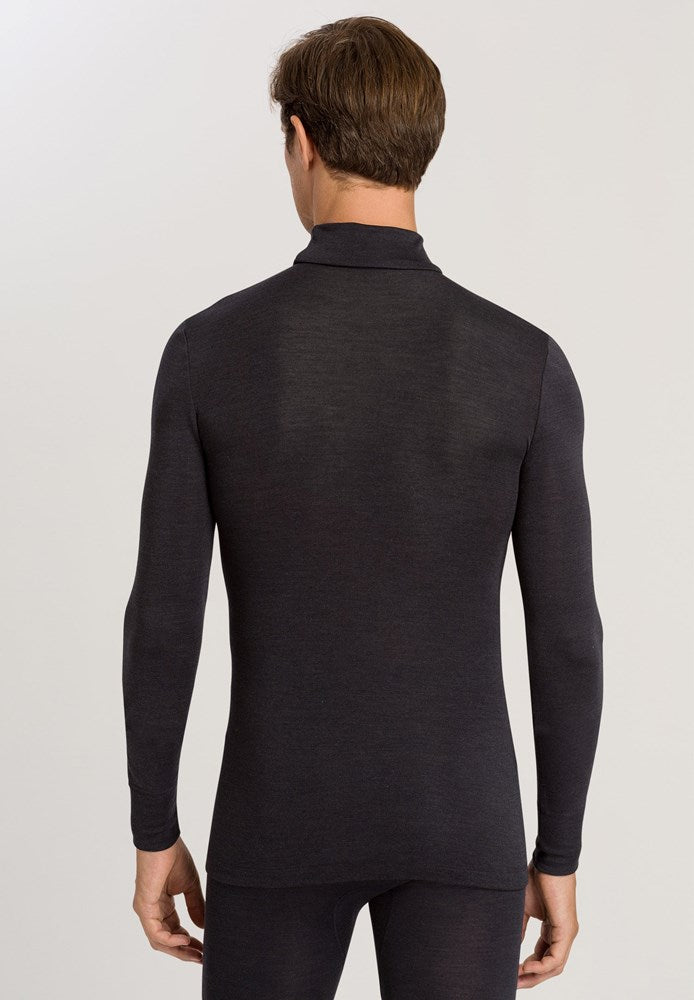 Woolen Silk-Turtle-Neck Shirt