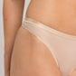 The Cotton Sensation-Thong By Hanro in Beige