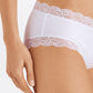 The Cotton Lace-Hipster By Hanro in White