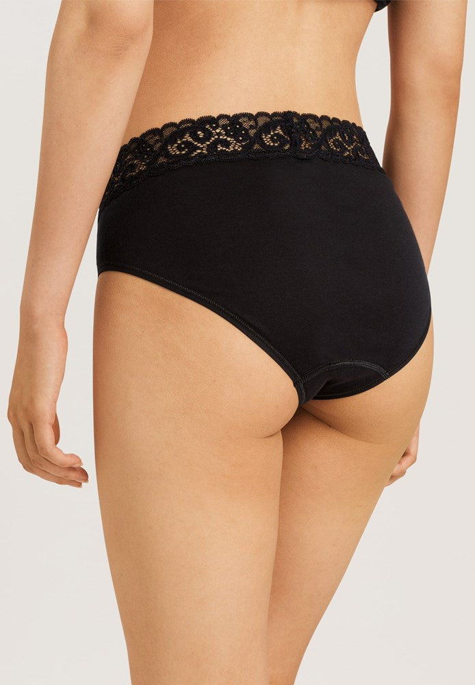 The Moments-Midi Briefs By HANRO in Black