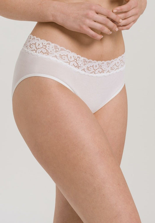 The Moments-Midi Briefs By HANRO in White