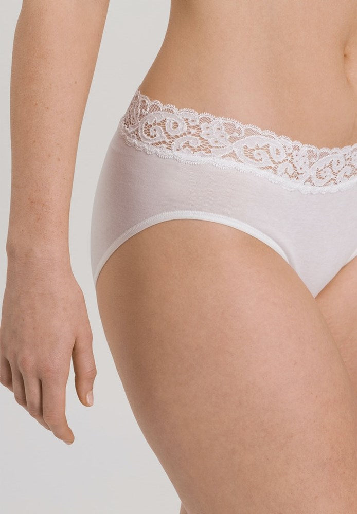 The Moments-Midi Briefs By HANRO in White