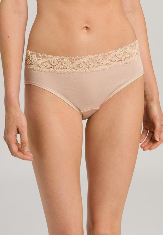 The Moments-Midi Briefs By HANRO in Beige