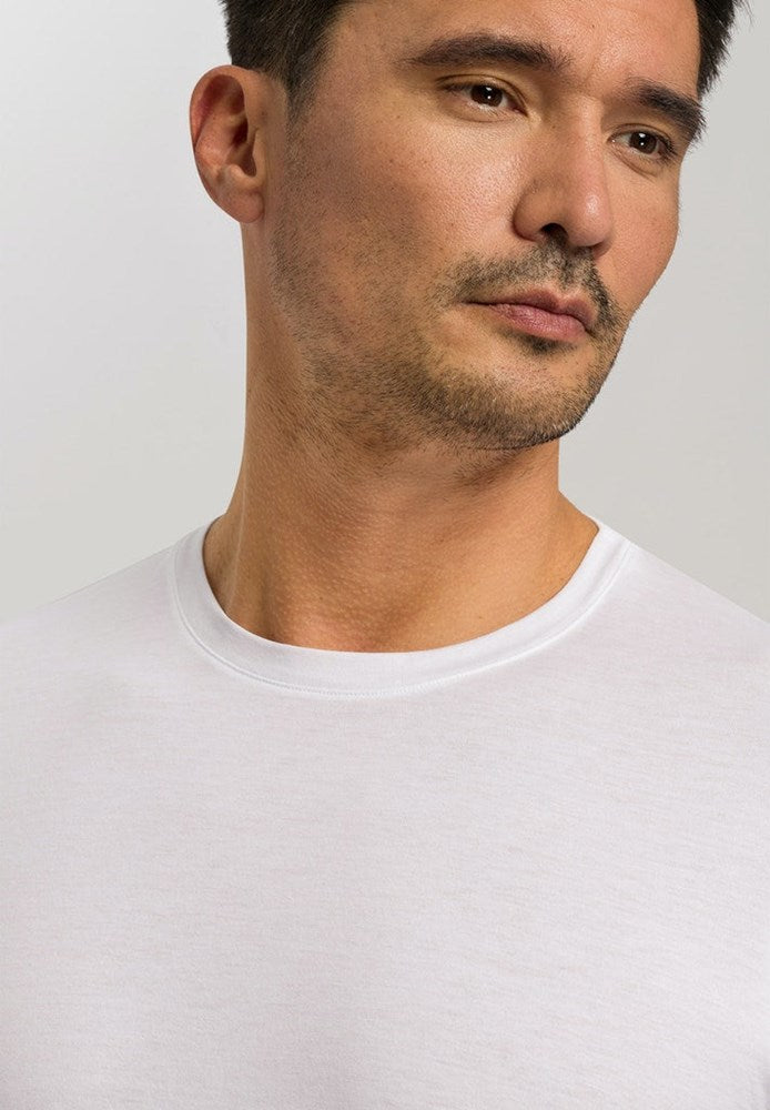 The Night & Day-Short Sleeve Shirt By Hanro in White